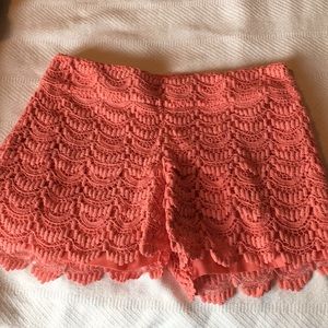 Loft lace shorts